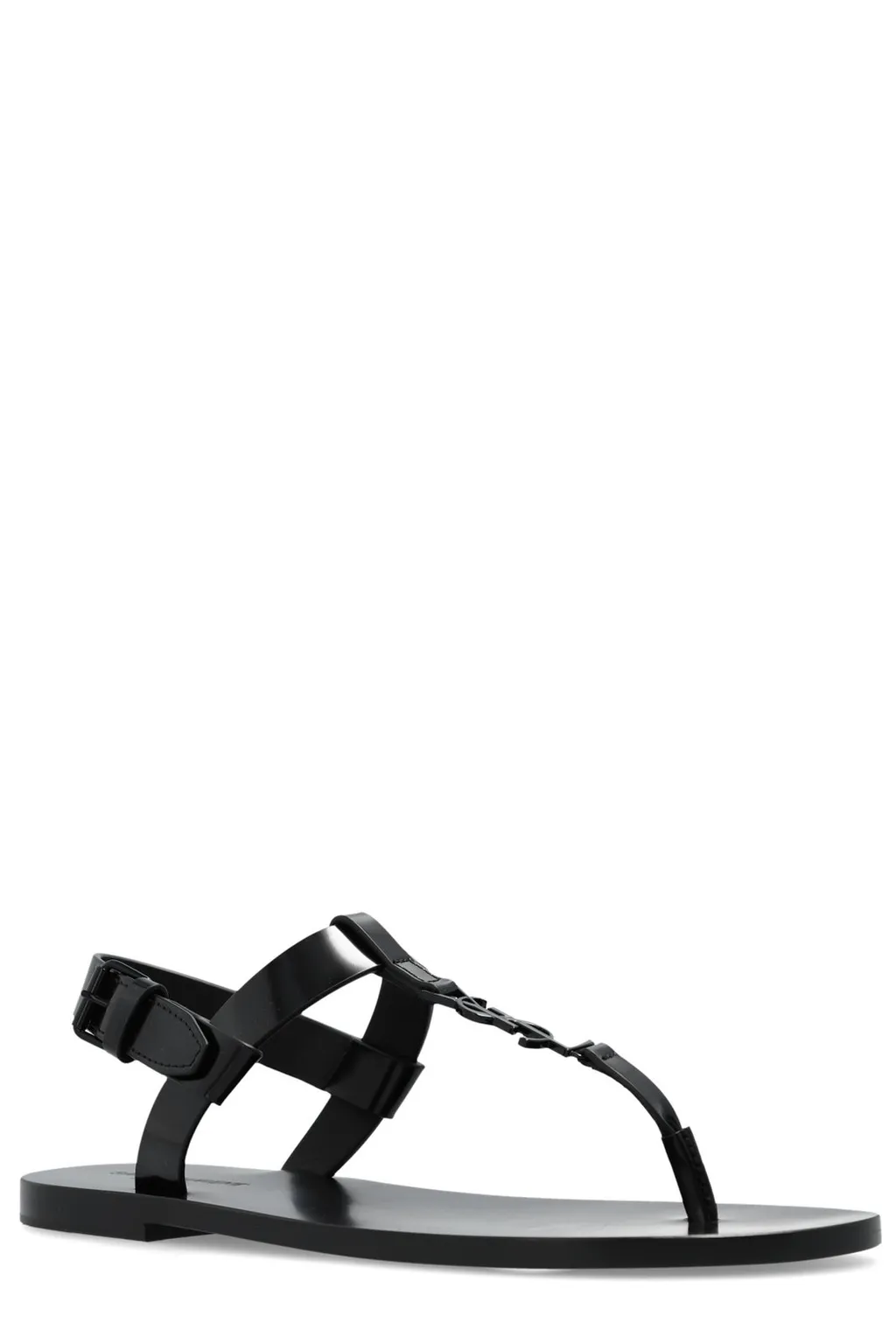 Saint Laurent Cassandre Open Toe Sandals