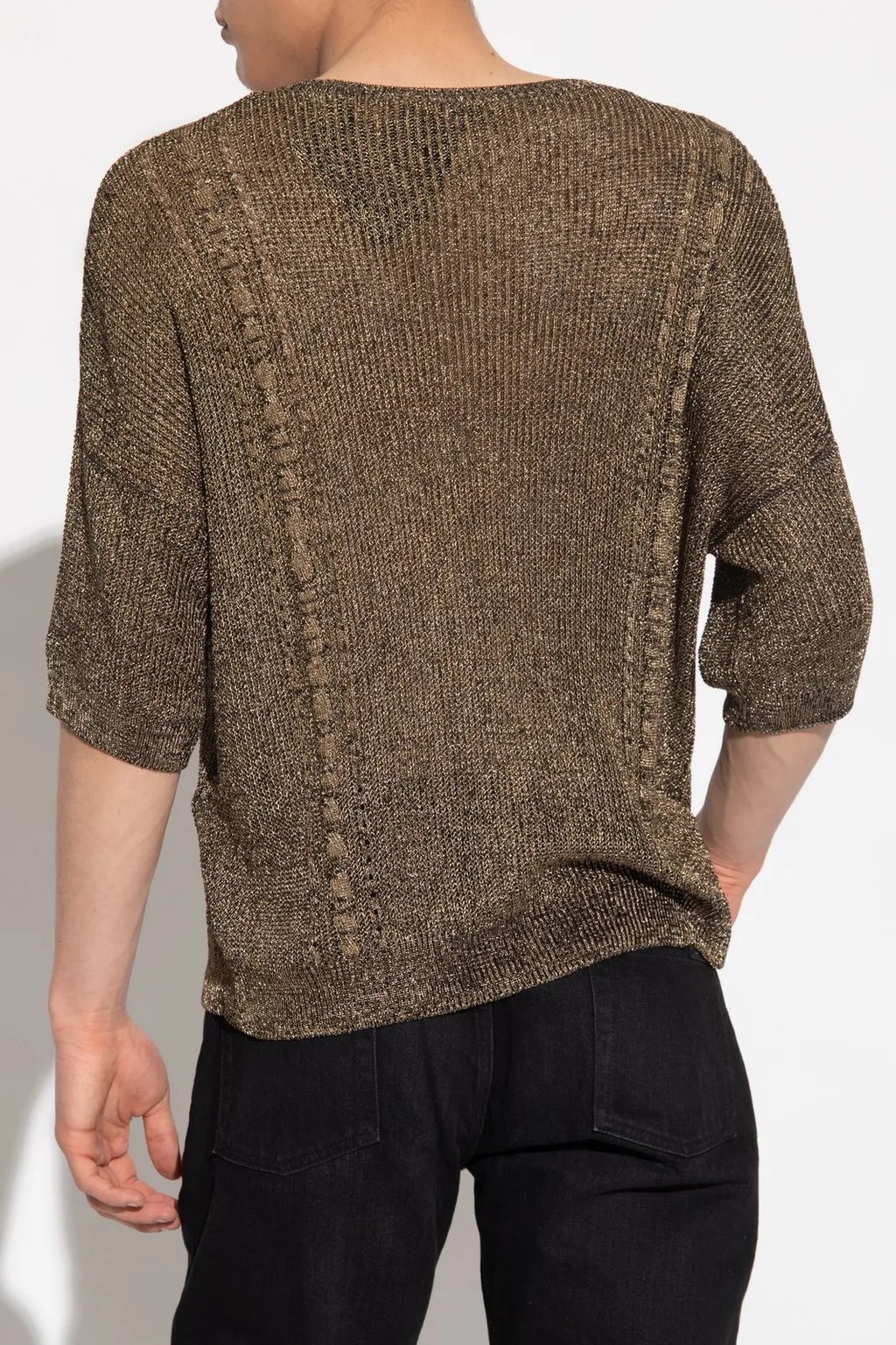 Saint Laurent Crewneck Short-Sleeved T-Shirt