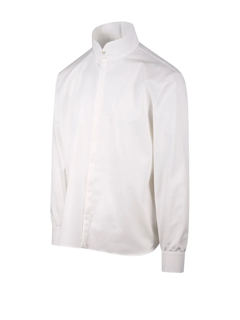 Saint Laurent Button Detailed Long-Sleeved Shirt