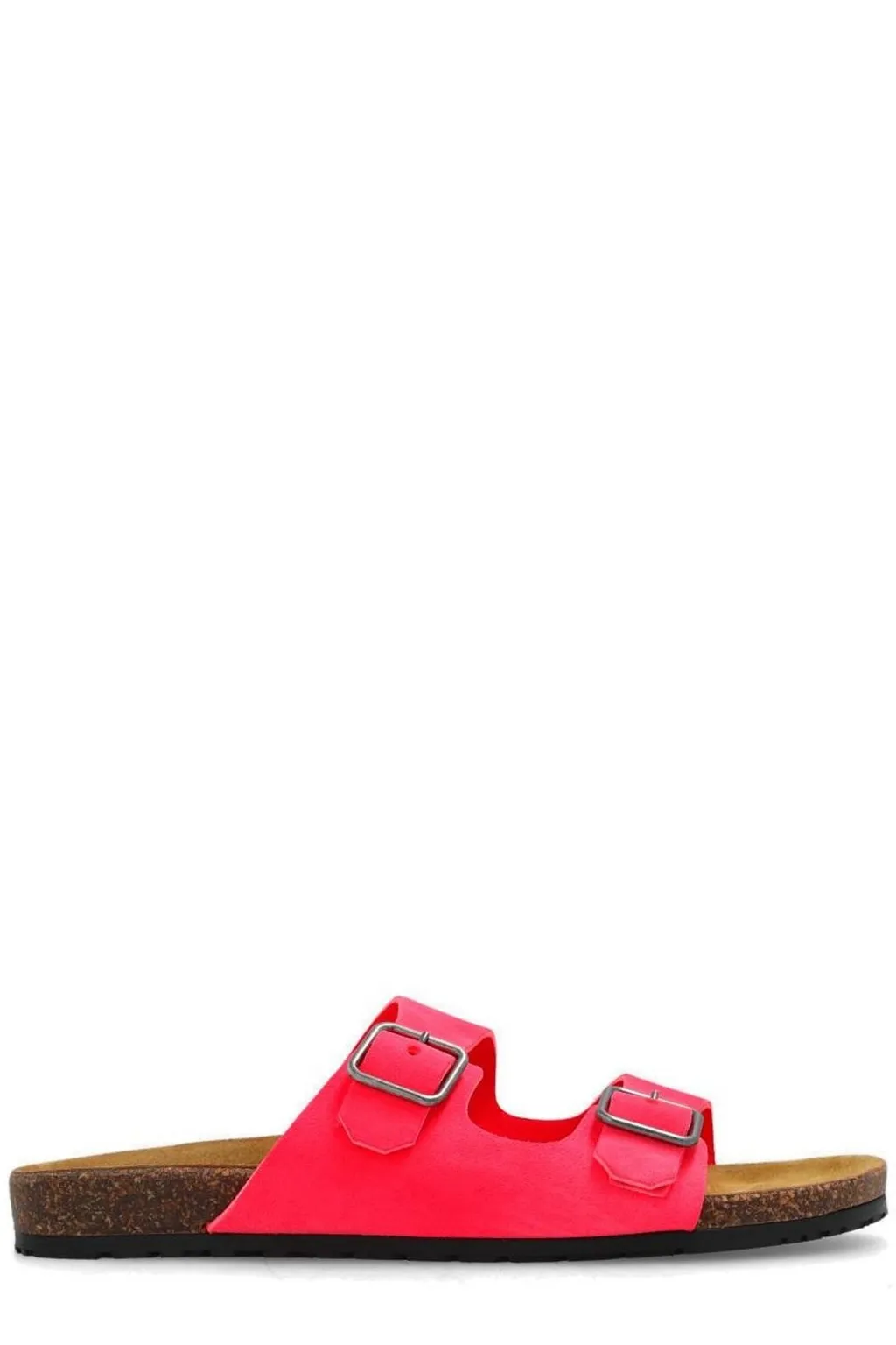 Saint Laurent Jimmy Double-Strap Slip-On Sandals