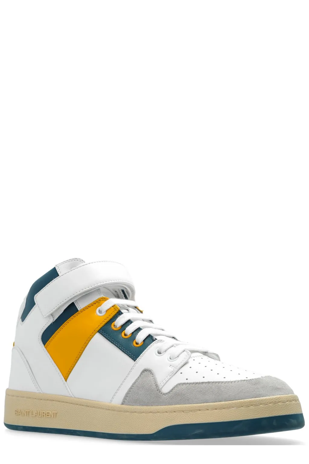 Saint Laurent Lax Mid-Top Sneakers