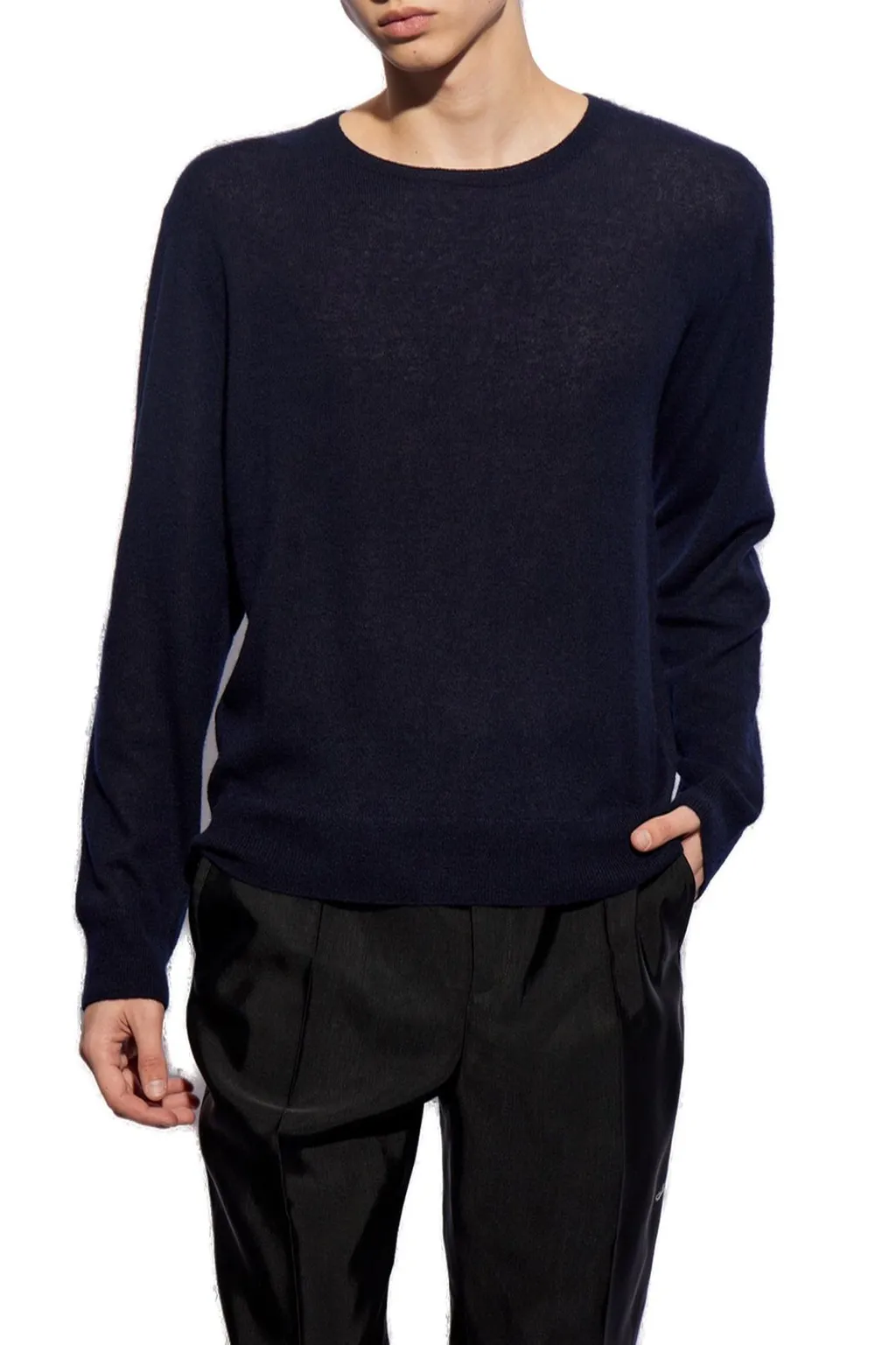 Saint Laurent Crewneck Long-Sleeved Jumper