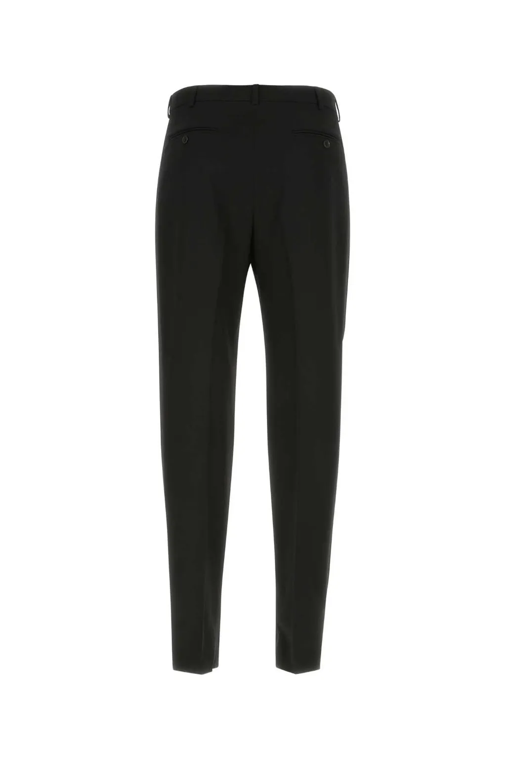 Saint Laurent Button Detailed Straight Leg Trousers