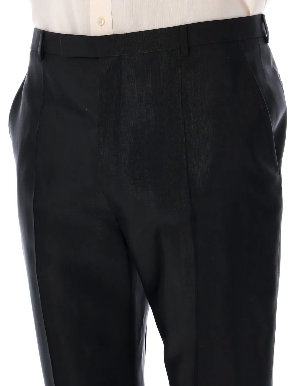 Saint Laurent High Waist Straight Leg Pants