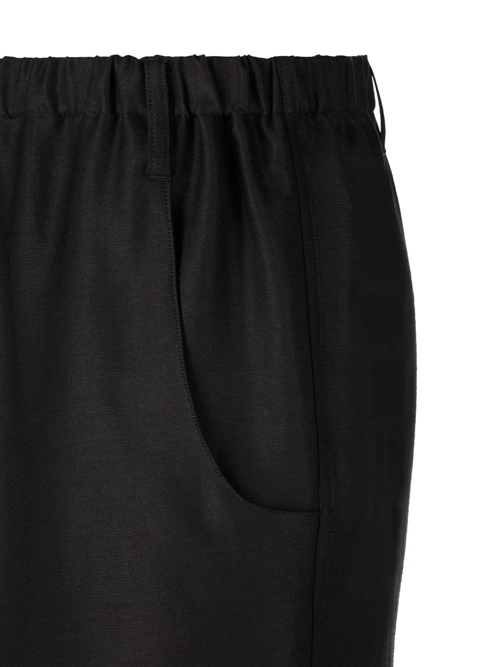 Saint Laurent High Waist Straight Leg Pants