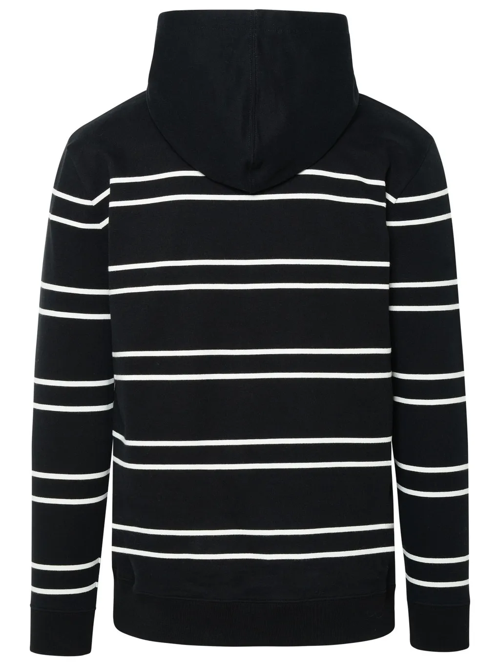 Saint Laurent Stripe Detailed Drawstring Hoodie