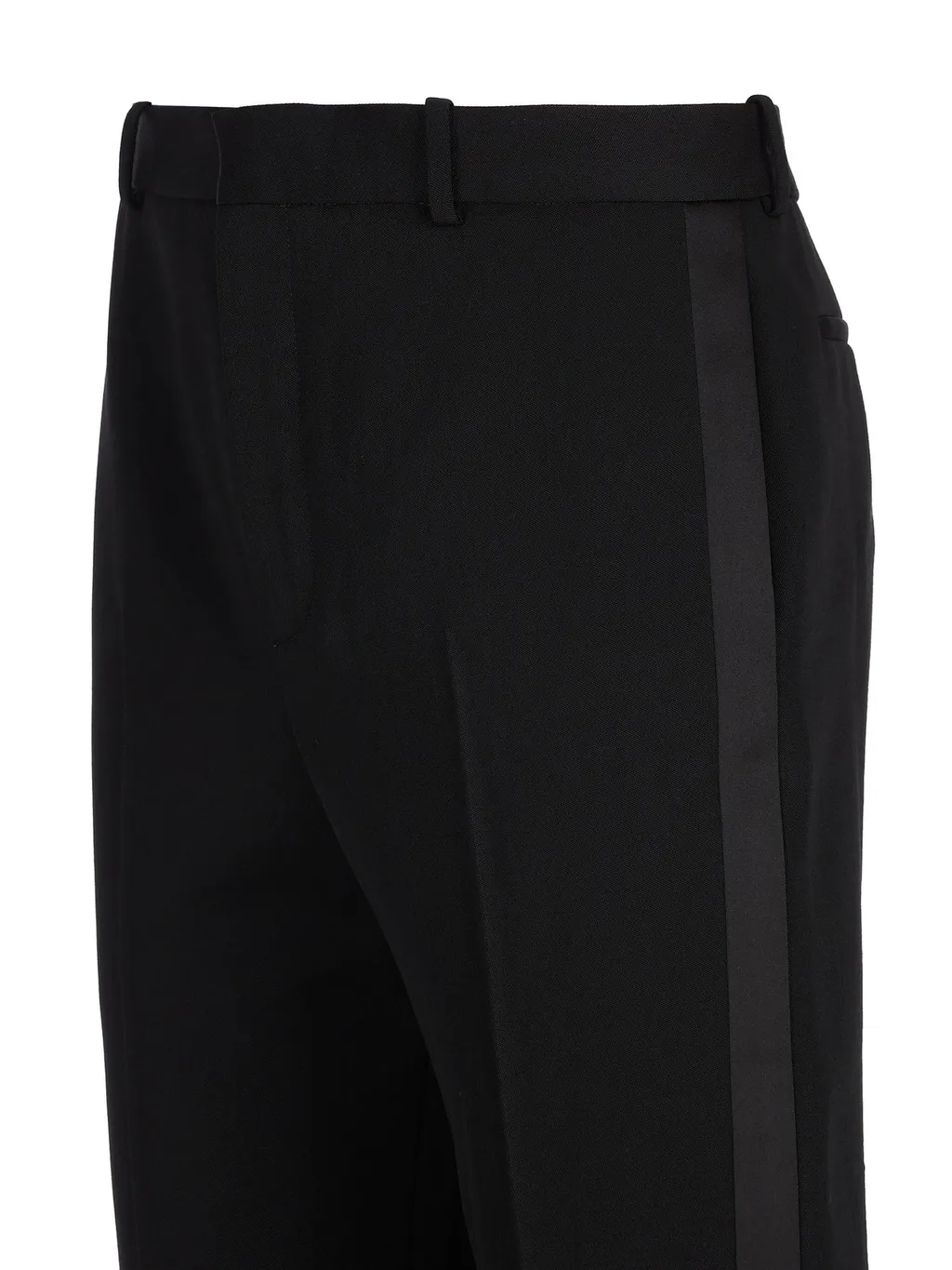 Saint Laurent Straight-Leg Knitted Trousers