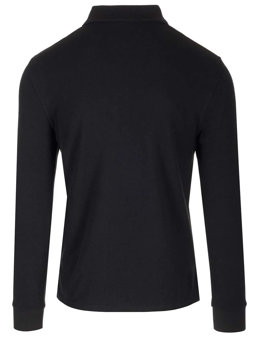 Saint Laurent Button Detailed Long-Sleeved Polo Shirt
