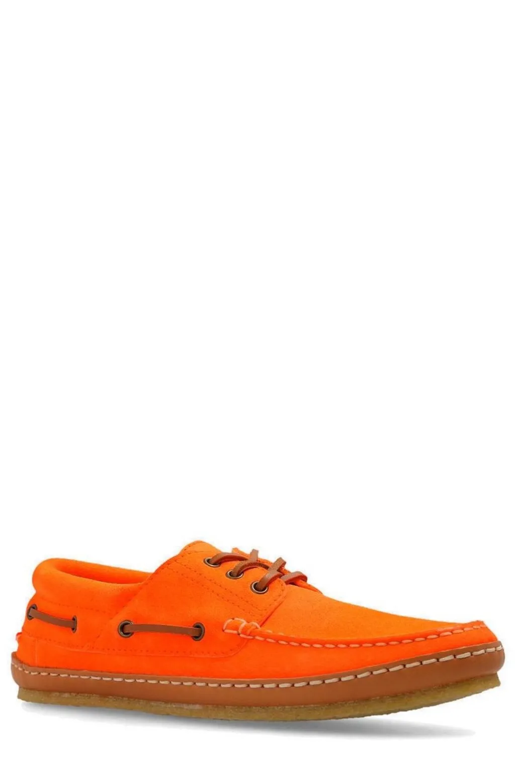 Saint Laurent Ashe Round Toe Boat Shoes
