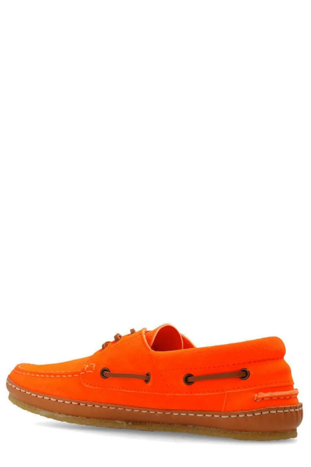 Saint Laurent Ashe Round Toe Boat Shoes