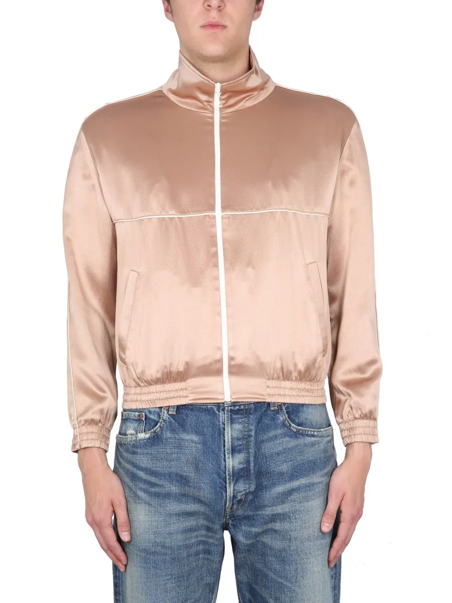 Saint Laurent Zip-Up Long-Sleeved Jacket
