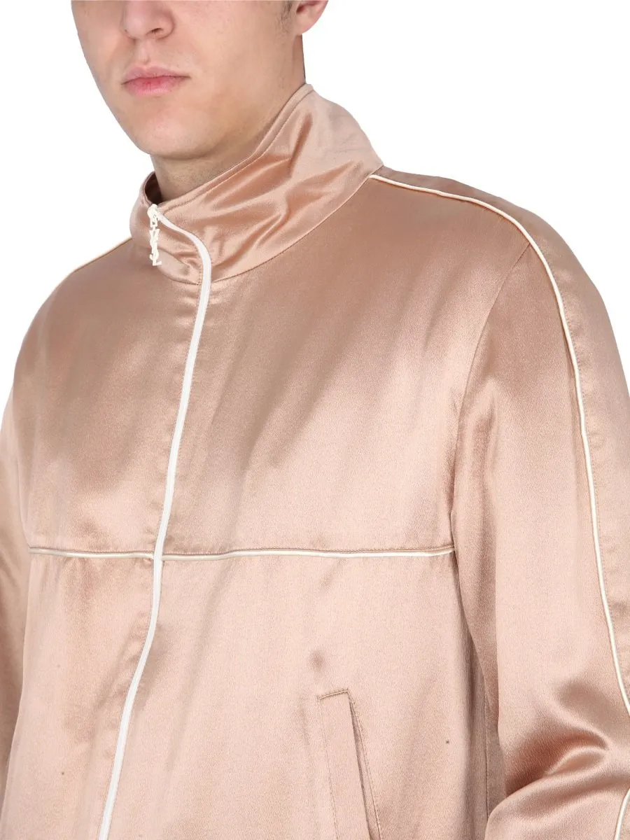 Saint Laurent Zip-Up Long-Sleeved Jacket
