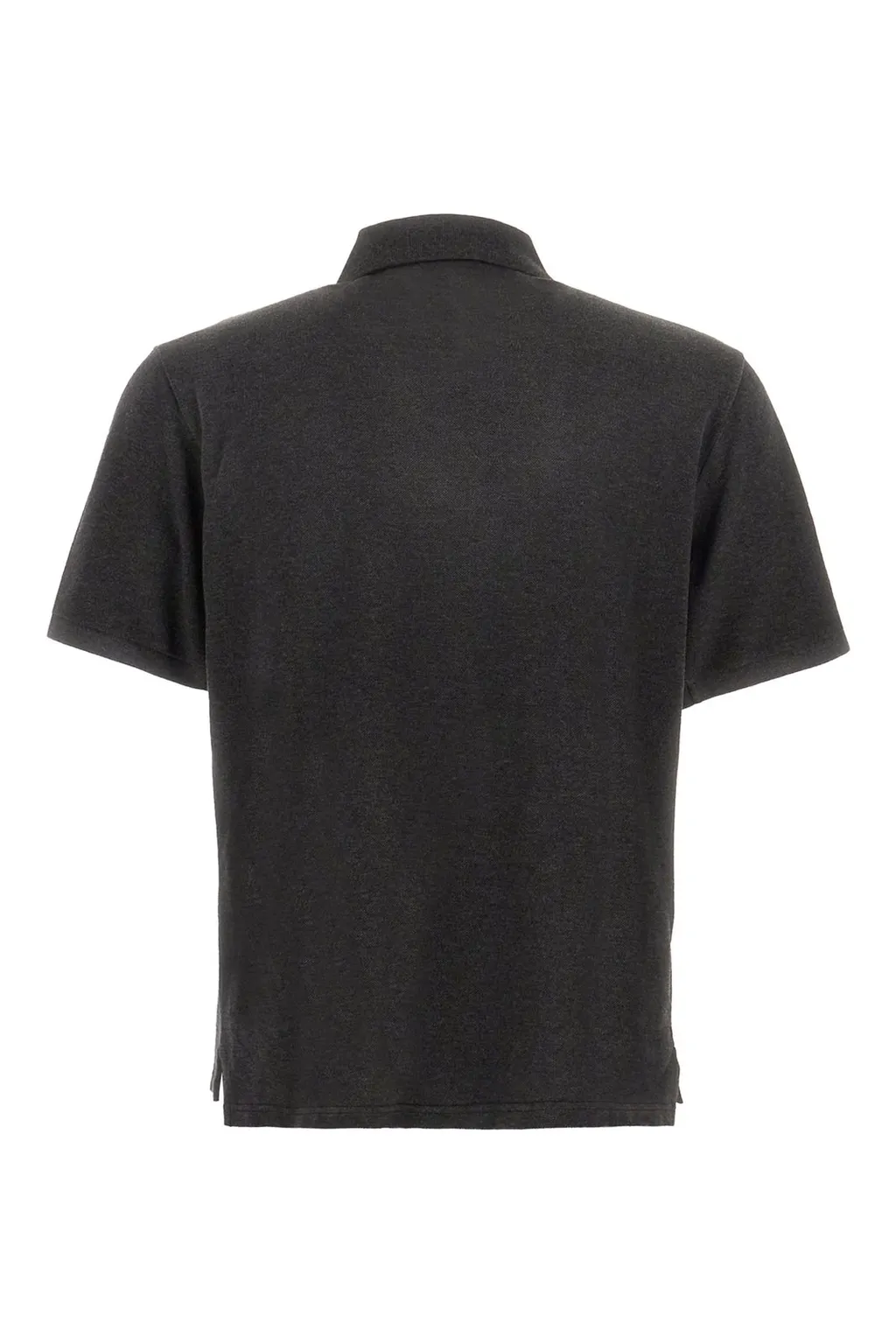 Saint Laurent Cassandre Short-Sleeved Polo Shirt