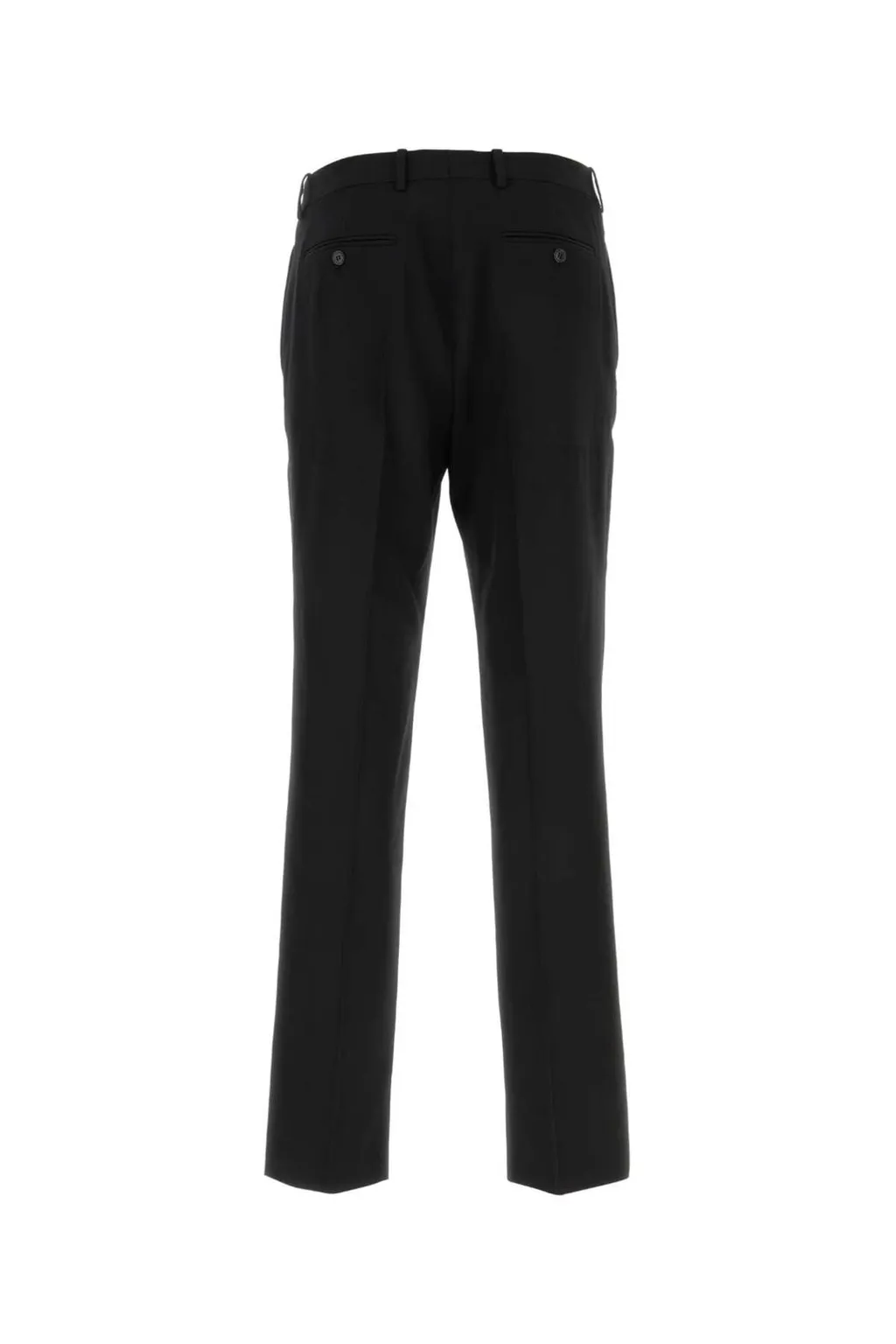 Saint Laurent Button Detailed Straight Leg Trousers