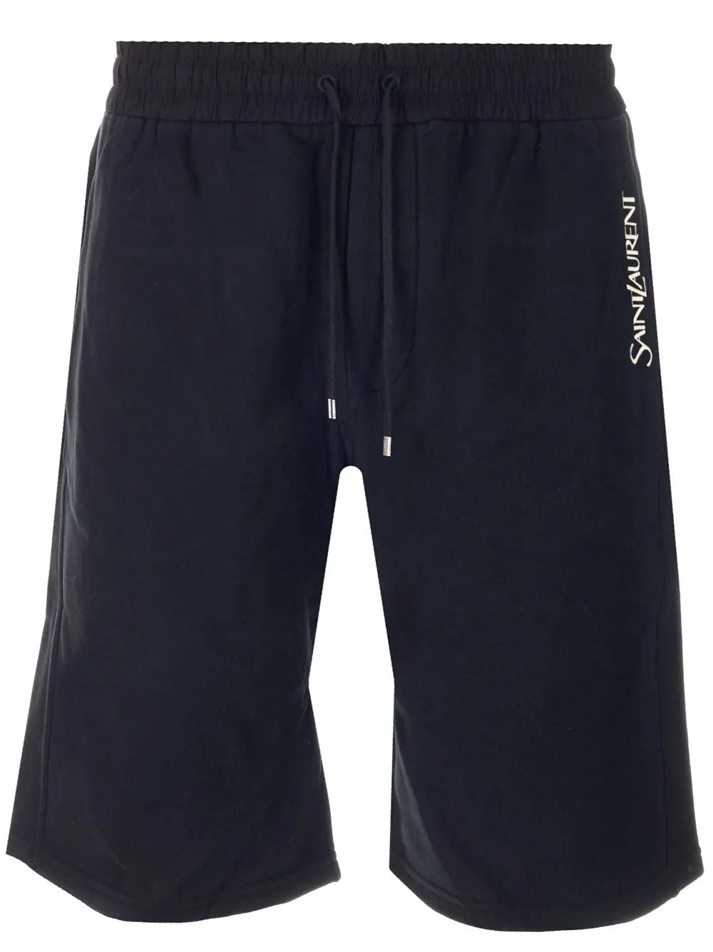 Saint Laurent Logo Embroidered Drawstring Shorts