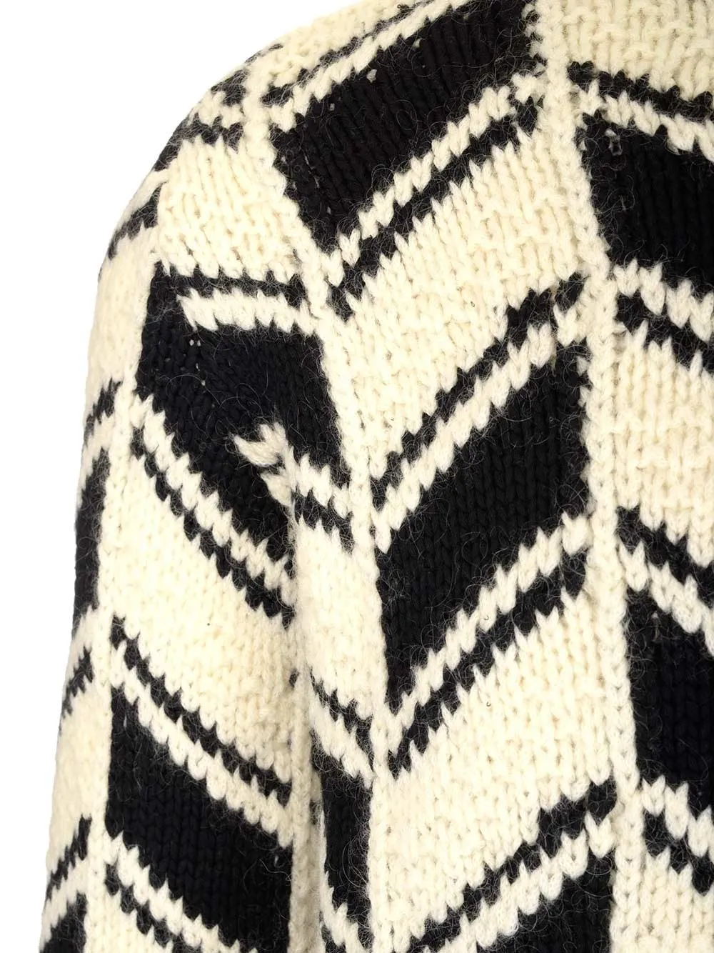 Saint Laurent Chevron Jacquard Jumper
