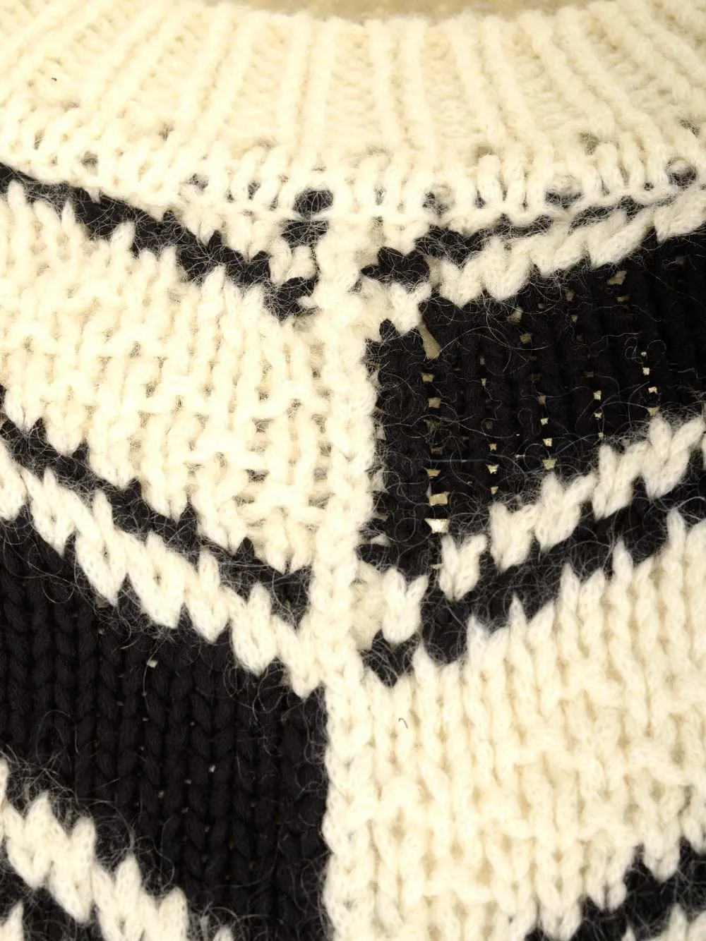 Saint Laurent Chevron Jacquard Jumper