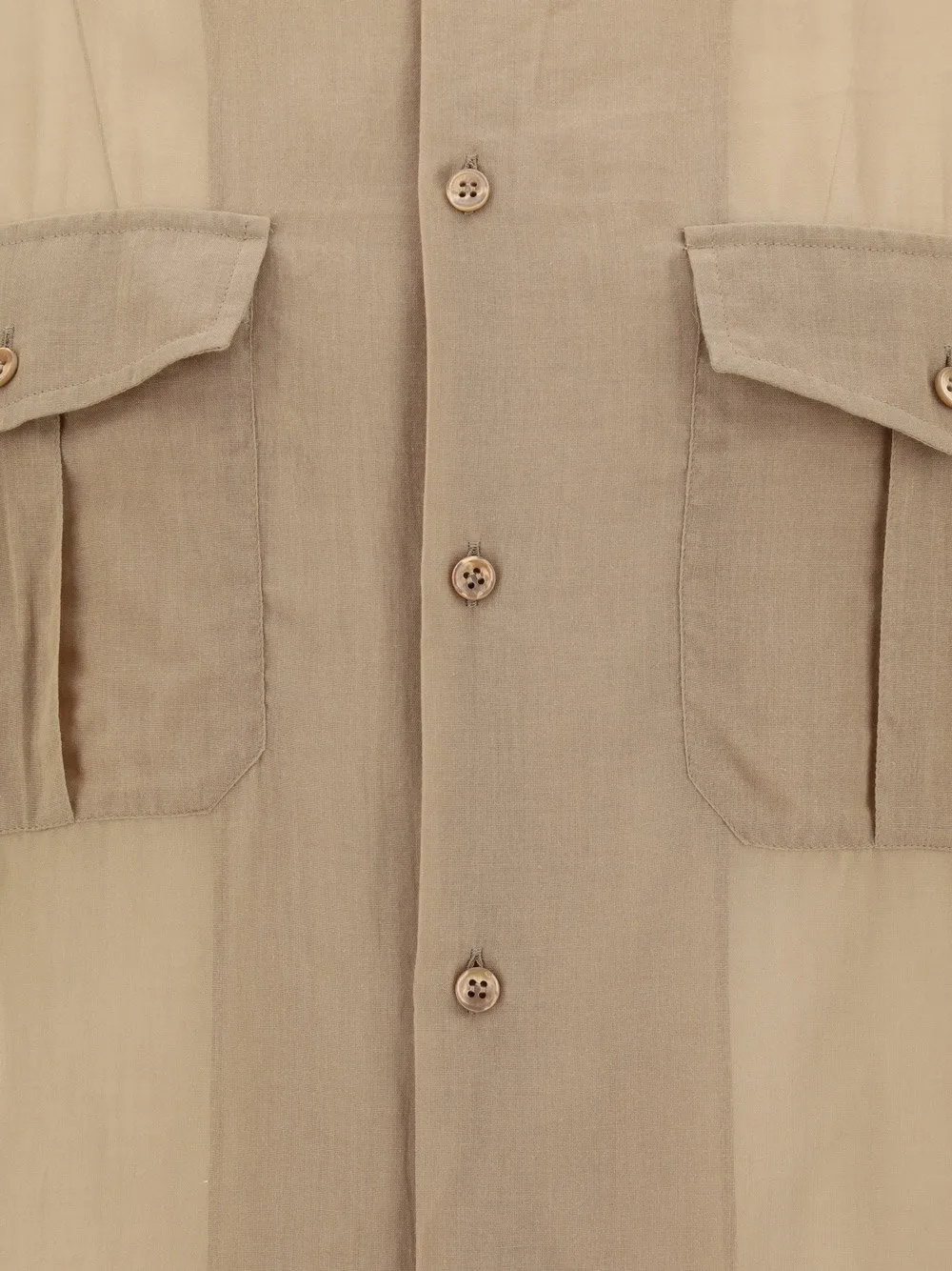Saint Laurent Buttoned Long-Sleeved Shirt