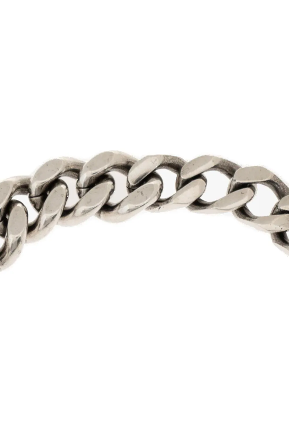 Saint Laurent Logo Engraved Chained Bracelet