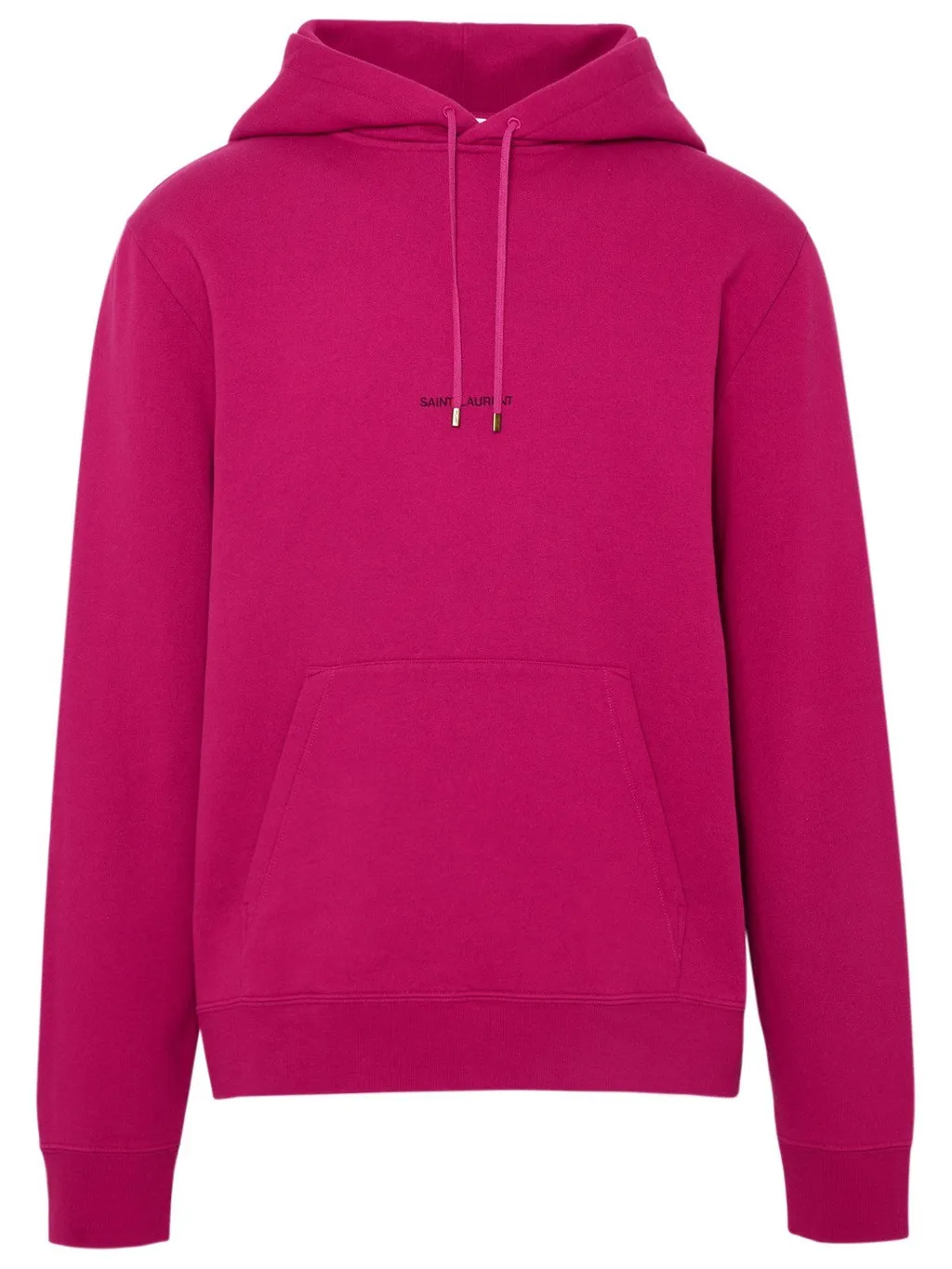 Saint Laurent Logo Printed Drawstring Hoodie