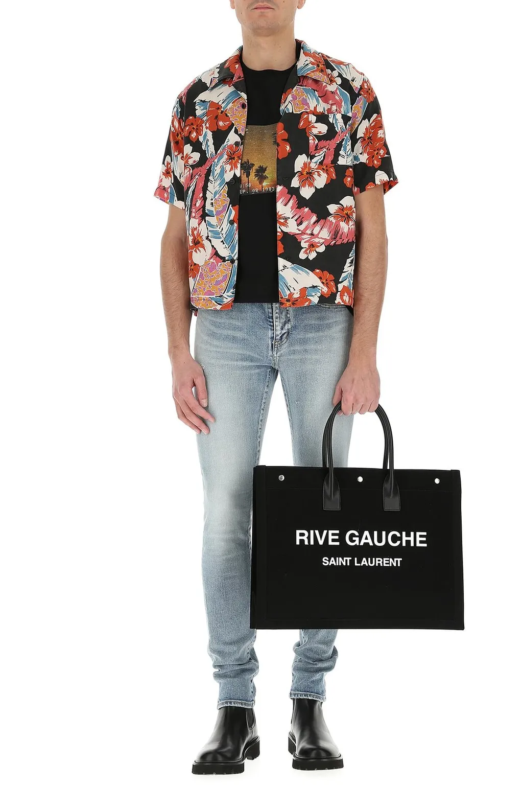 Saint Laurent Distressed Skinny Jeans