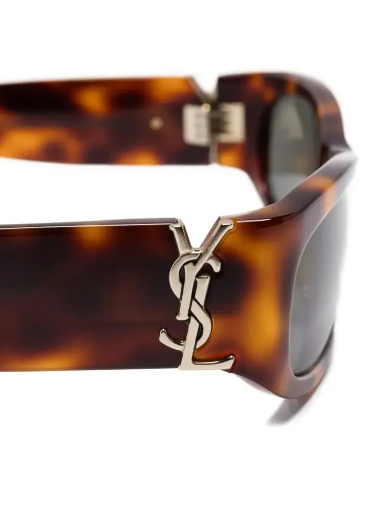 Saint Laurent Eyewear Rectangular Frame Sunglasses