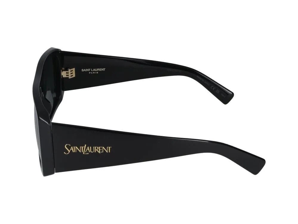 Saint Laurent Eyewear Rectangle-Frame Sunglasses