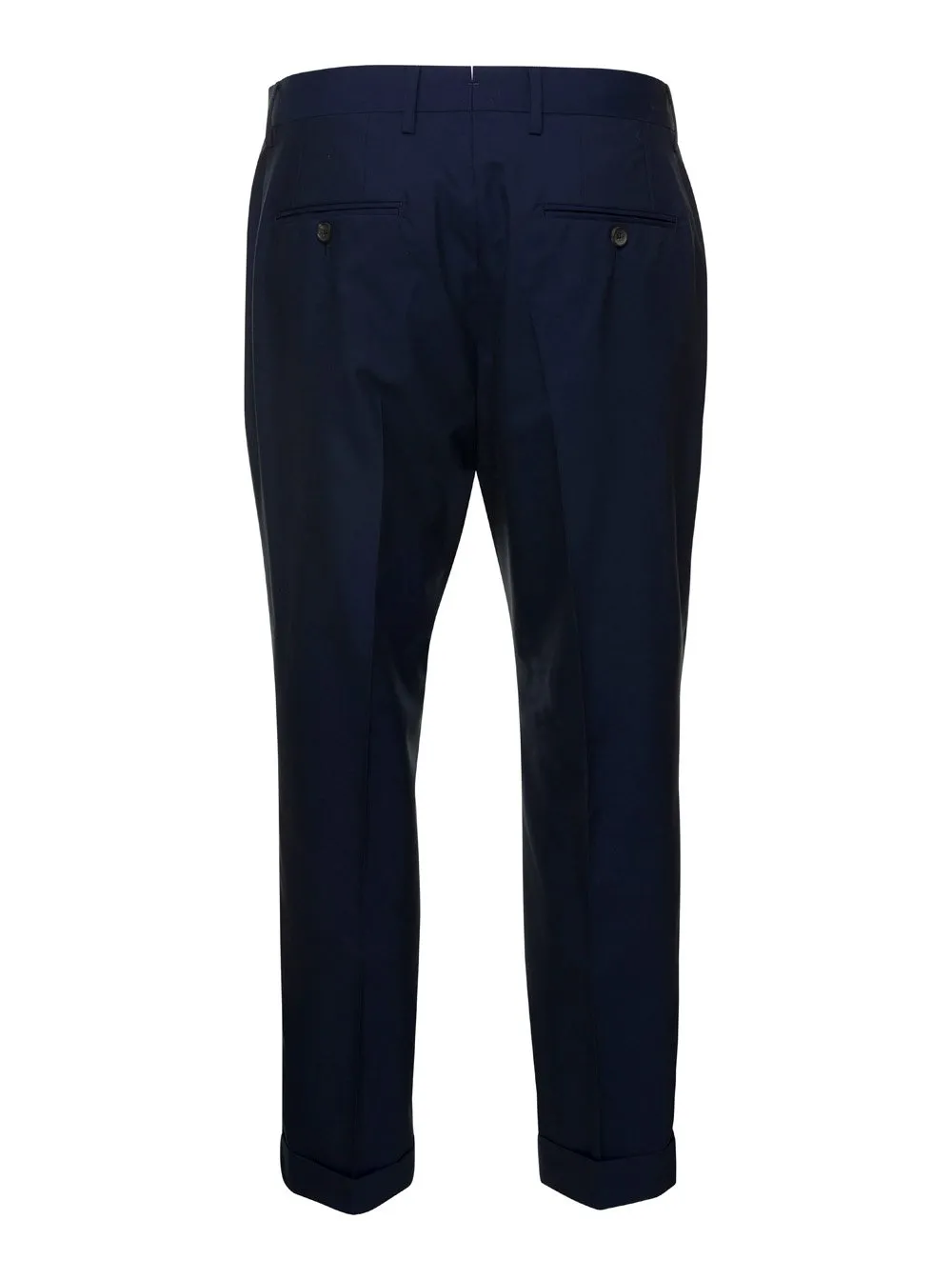 Reveres 1949 Tailored Wool Blend Trousers