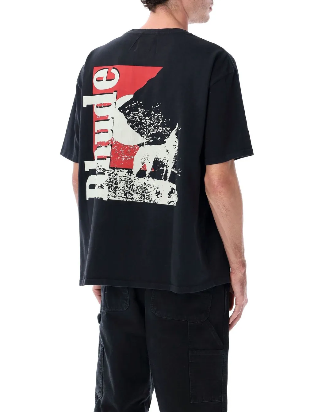 Rhude Moonlight Wolf Pocket T-Shirt
