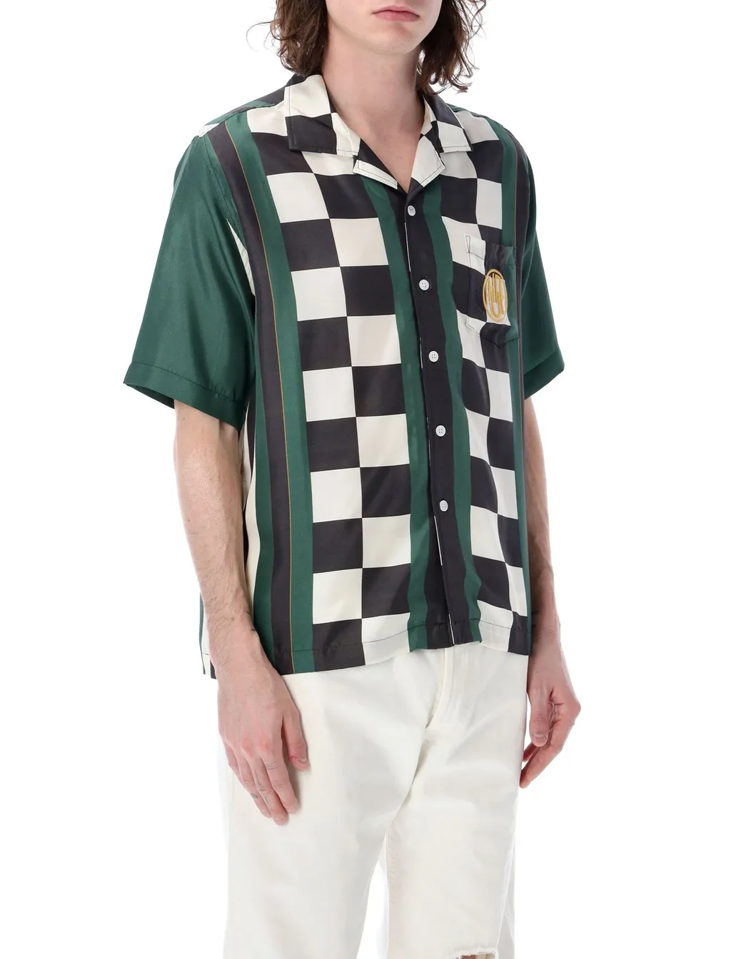 Rhude Race Flag Short-Sleeved Shirt