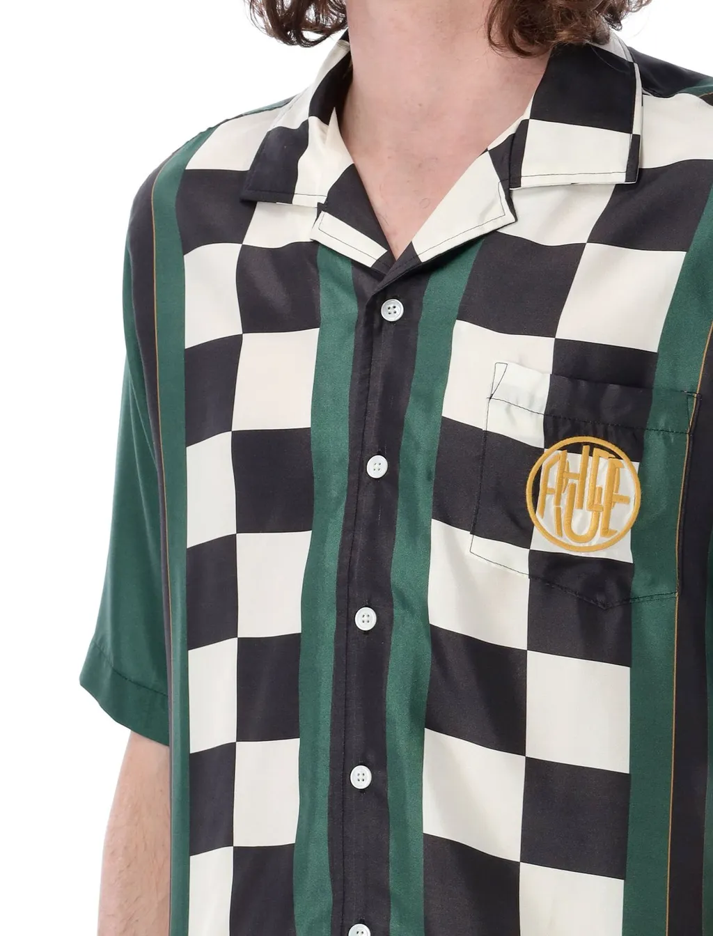 Rhude Race Flag Short-Sleeved Shirt