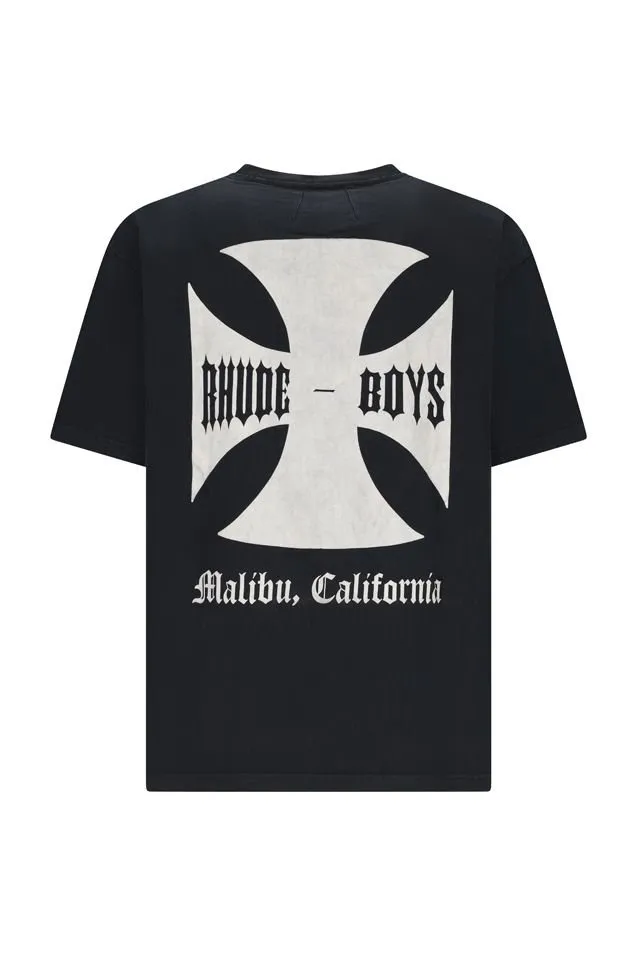Rhude Cross Embellished Crewneck T-Shirt
