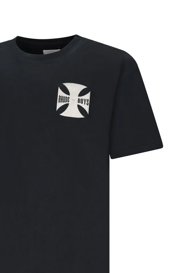 Rhude Cross Embellished Crewneck T-Shirt