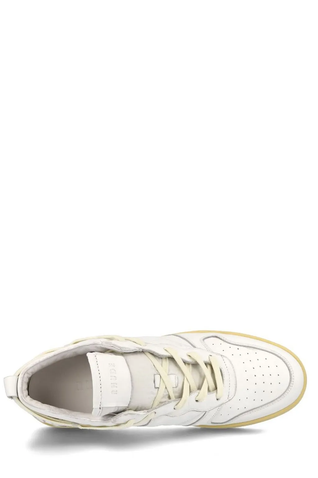 Rhude Logo Patch Lace-Up Sneakers