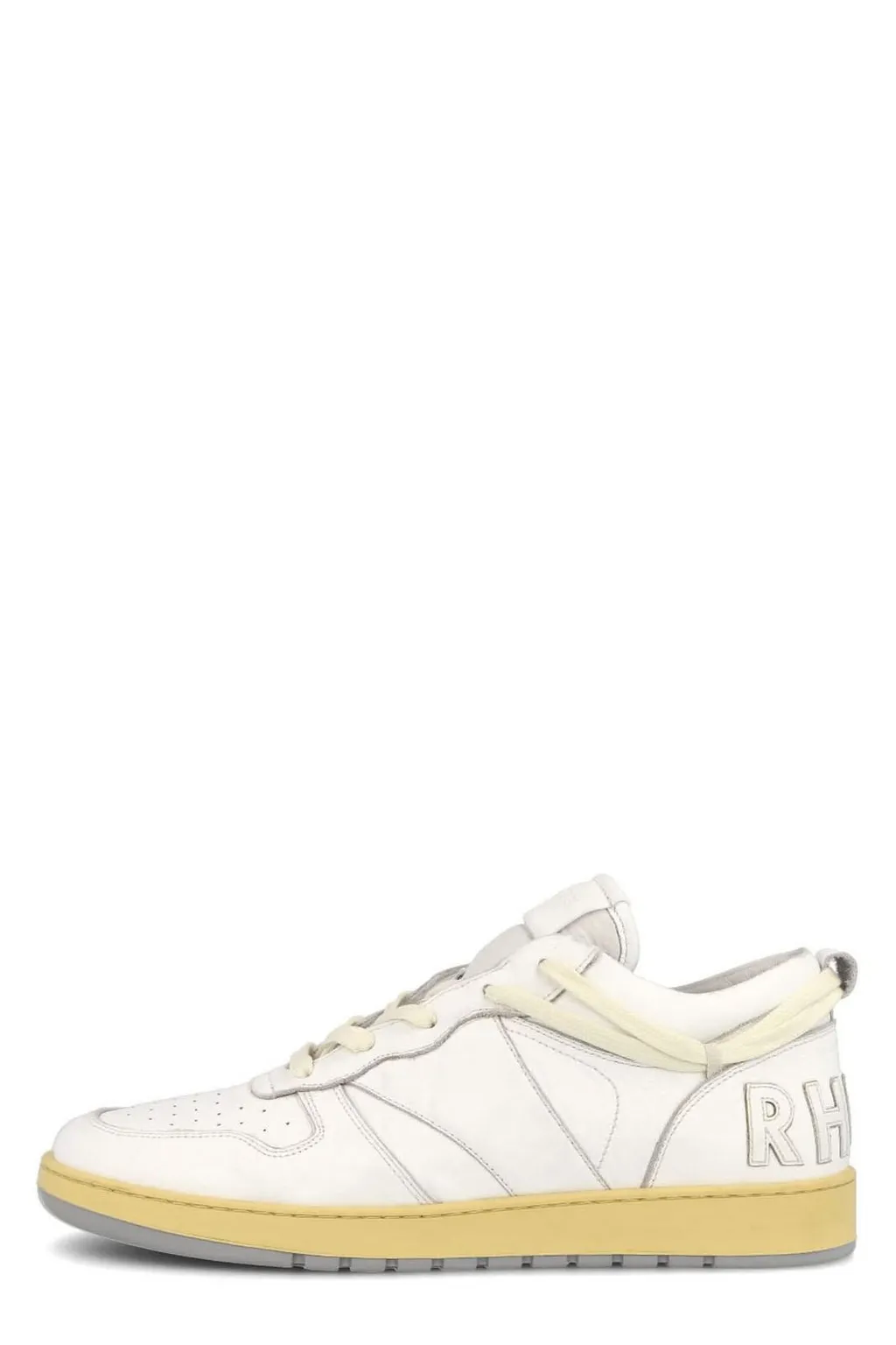 Rhude Logo Patch Lace-Up Sneakers