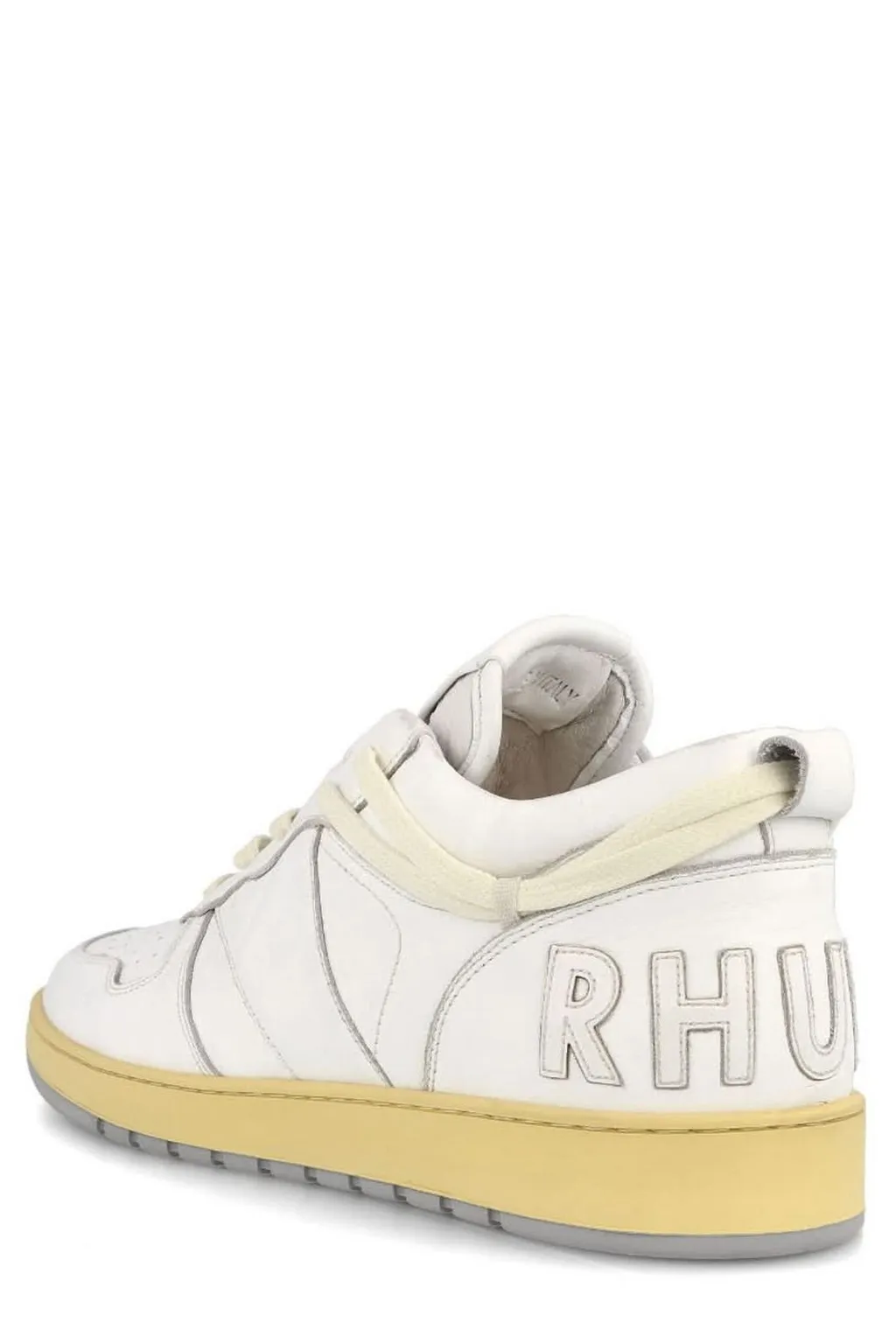 Rhude Logo Patch Lace-Up Sneakers