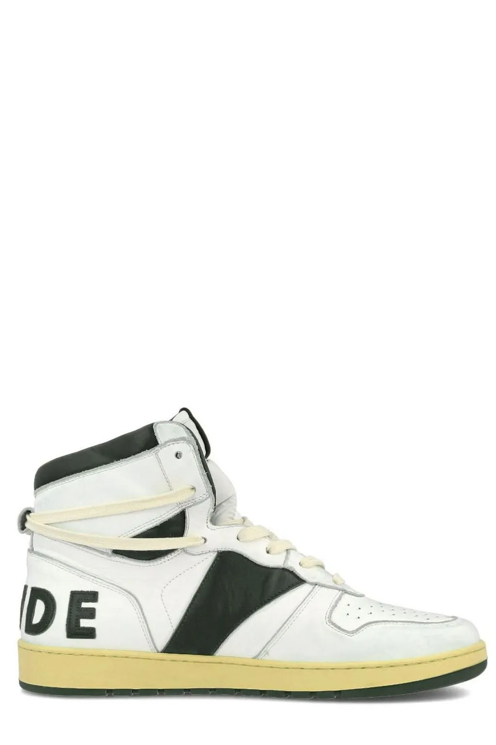Rhude Logo Patch Lace-Up Sneakers