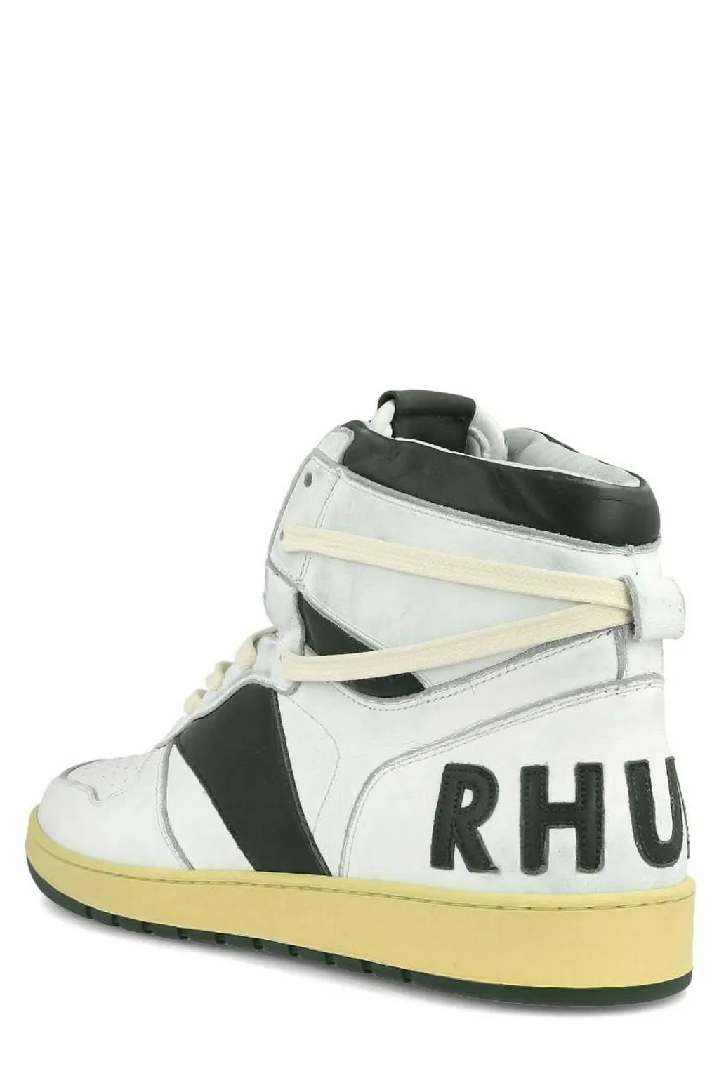 Rhude Logo Patch Lace-Up Sneakers