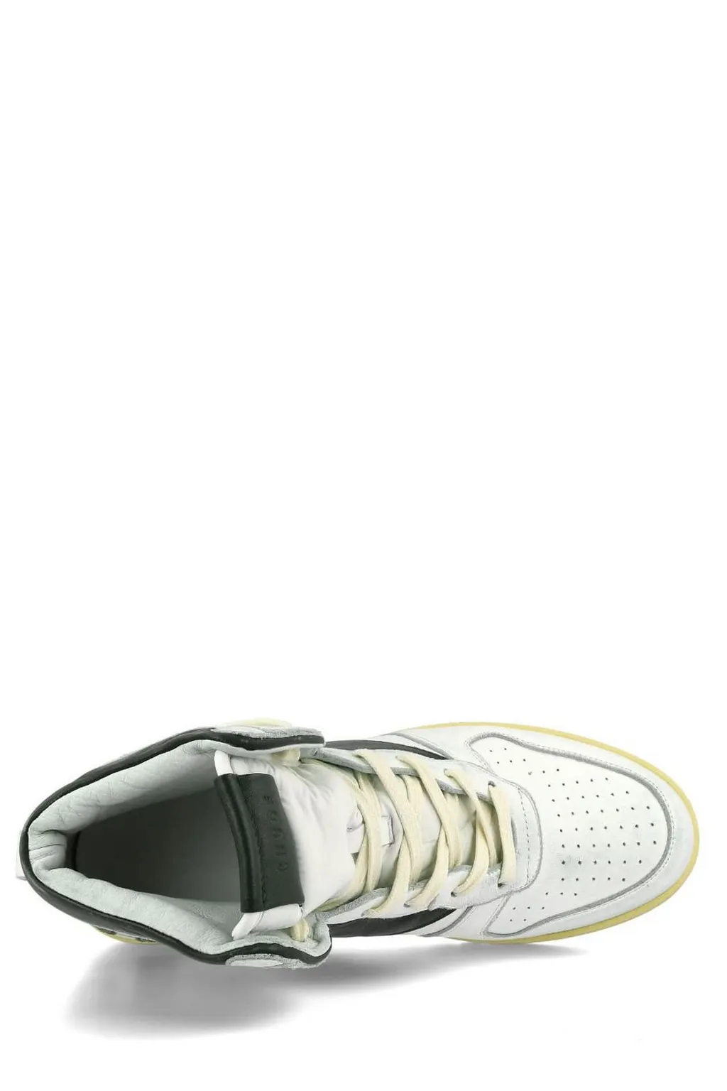 Rhude Logo Patch Lace-Up Sneakers