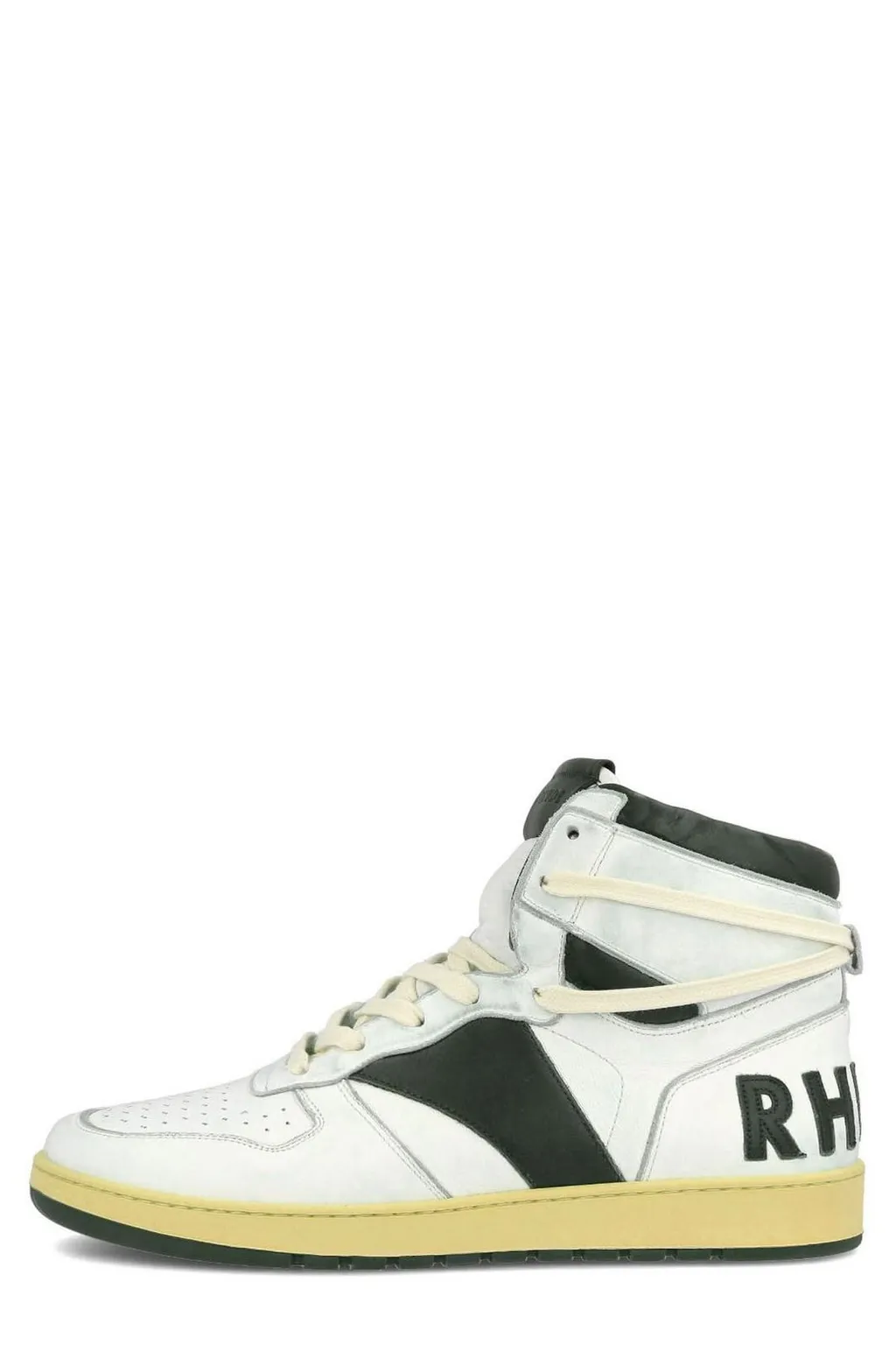 Rhude Logo Patch Lace-Up Sneakers