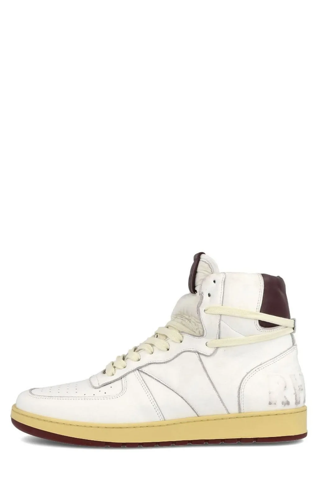 Rhude Logo Embossed Lace-Up Sneakers