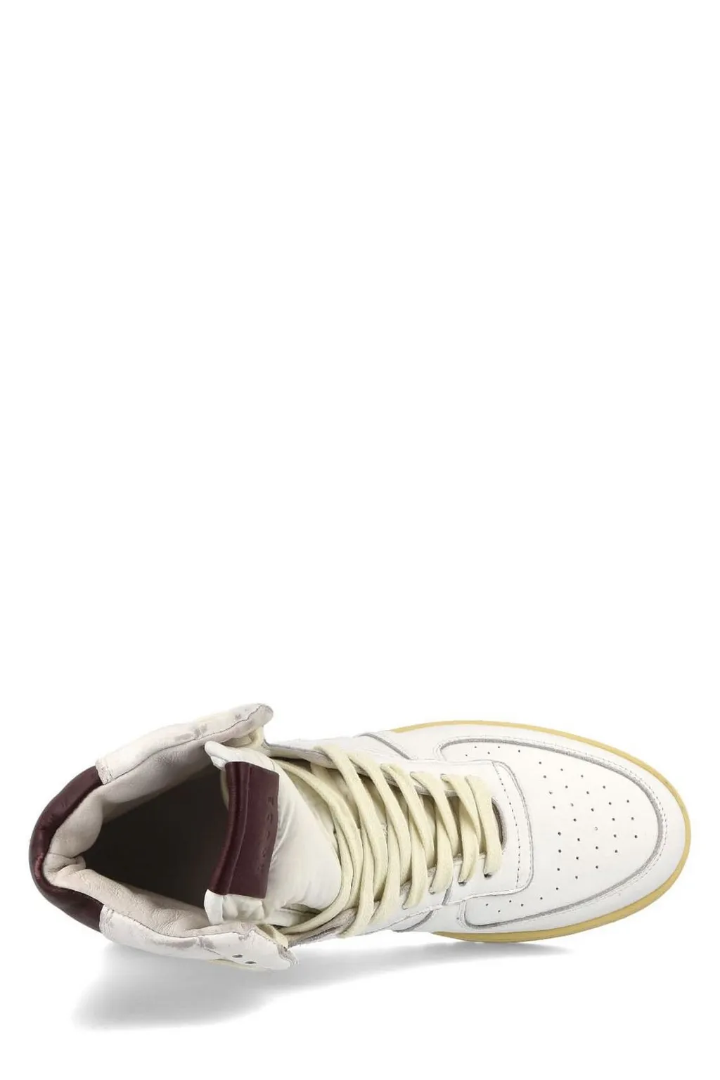 Rhude Logo Embossed Lace-Up Sneakers