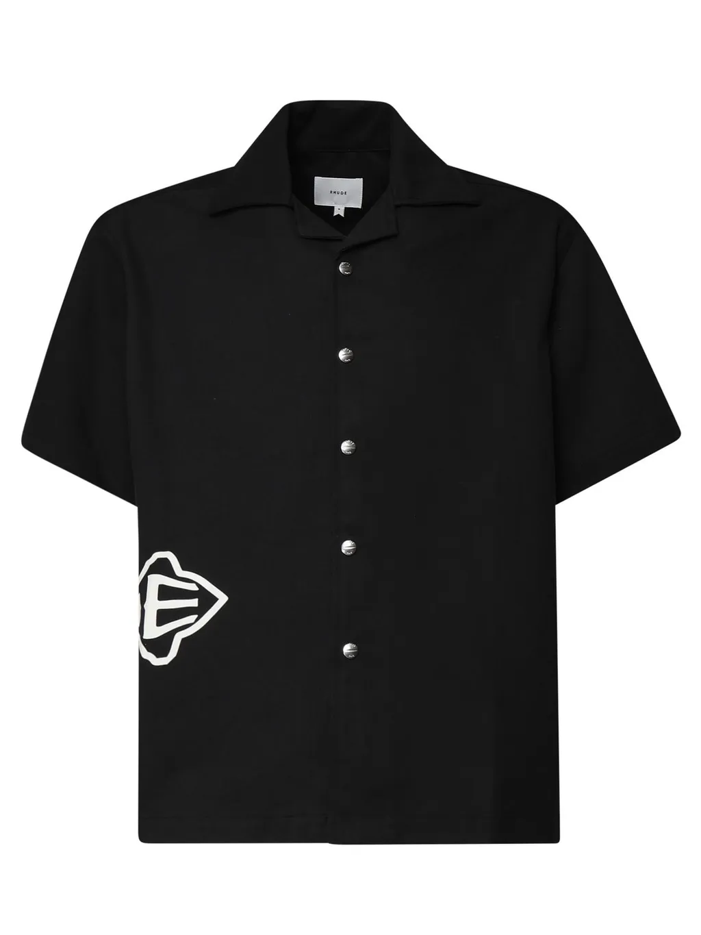 Rhude Contrast Graphic Printed Shirt