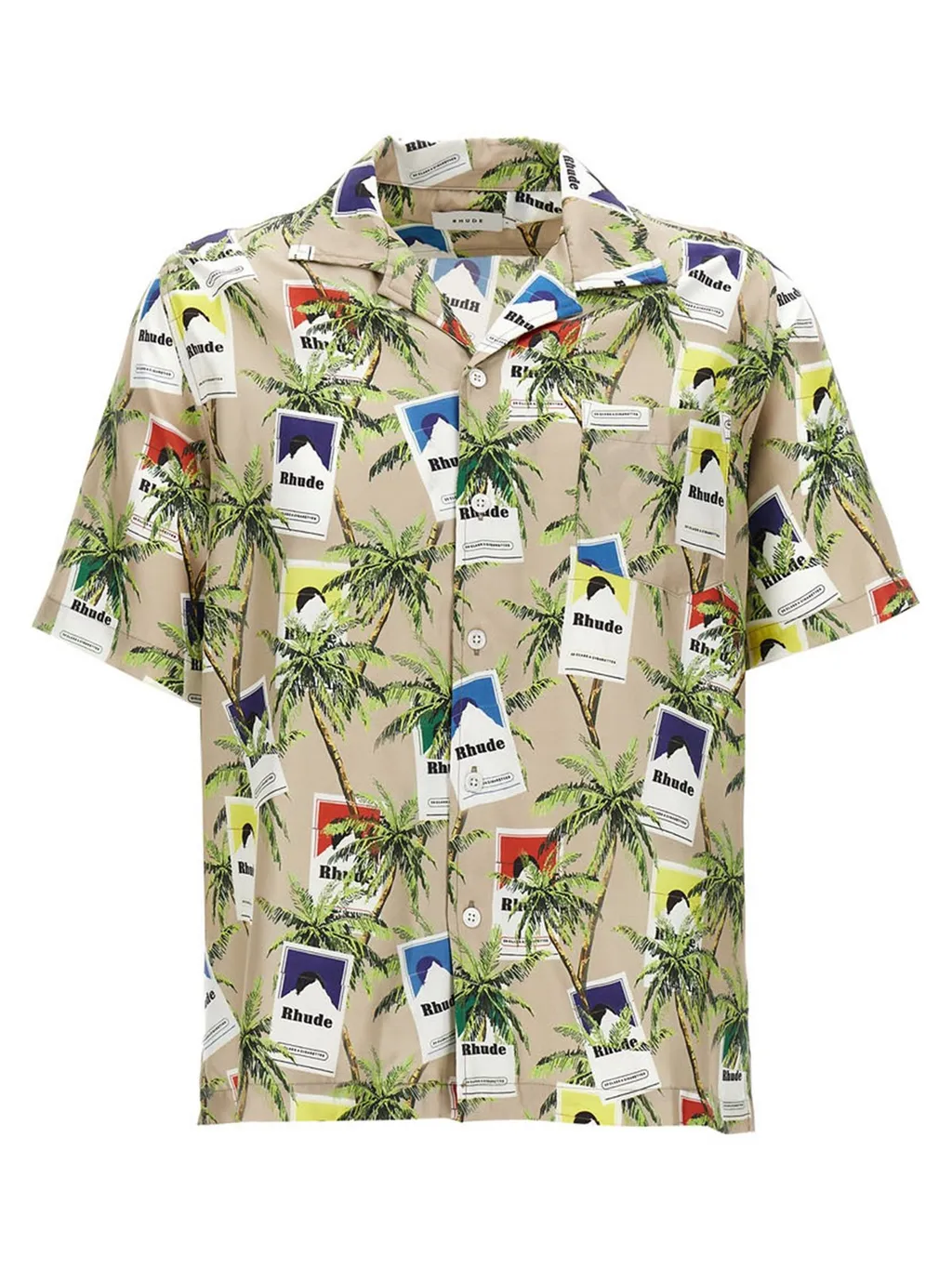 Rhude Cigarette-Printed Short-Sleeved Shirt