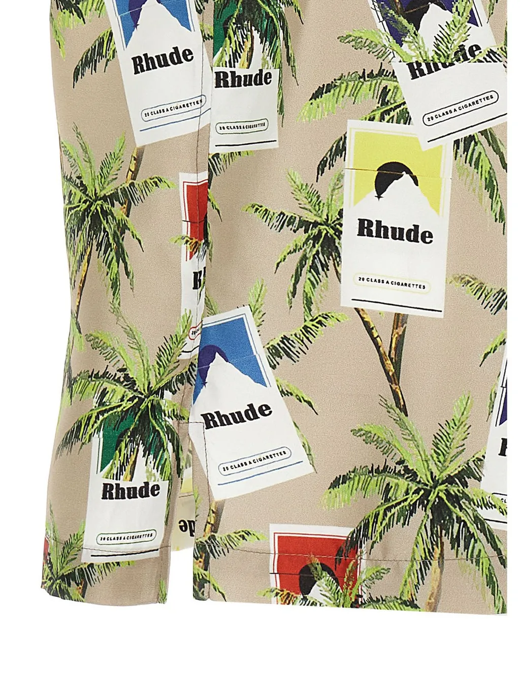 Rhude Cigarette-Printed Short-Sleeved Shirt