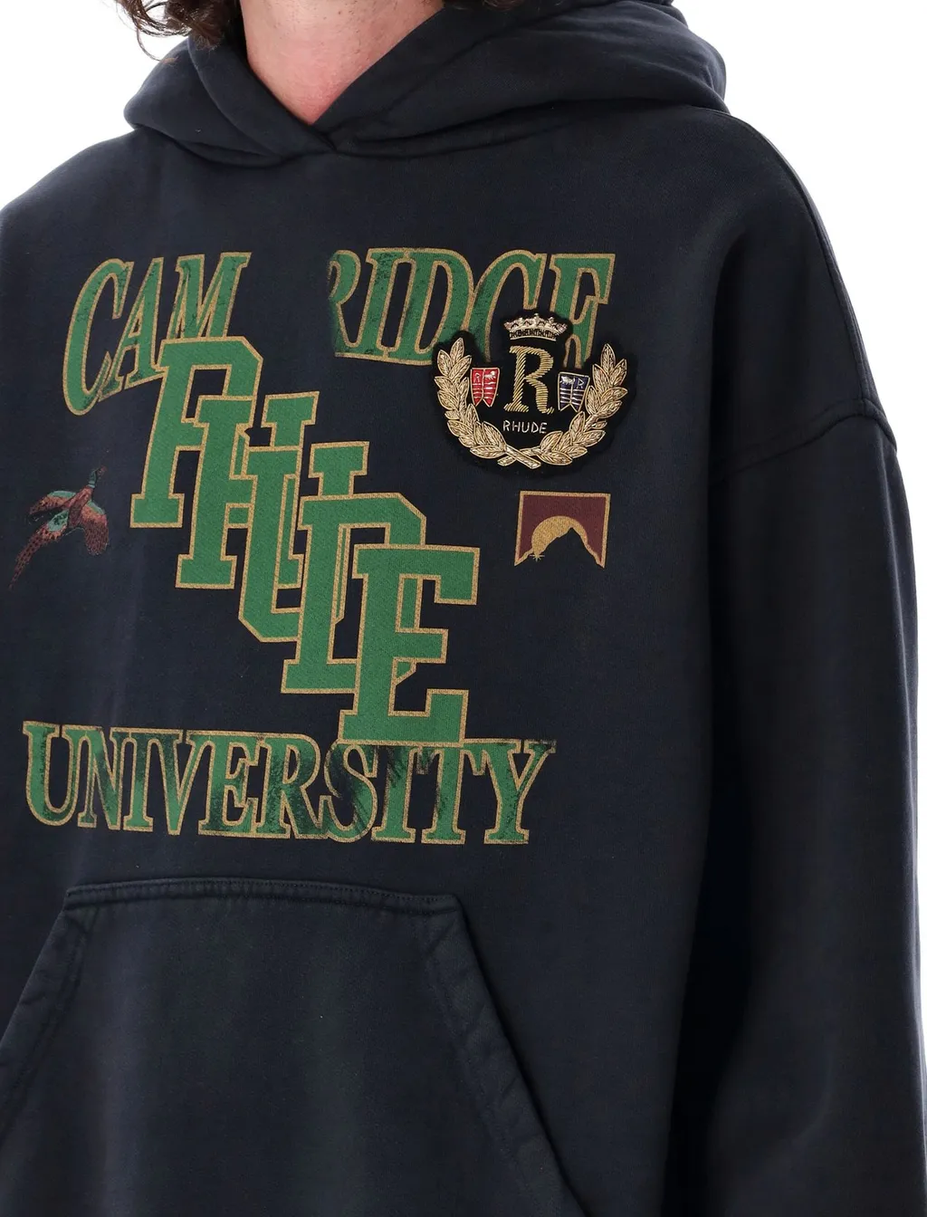 Rhude University Jersey Hoodie