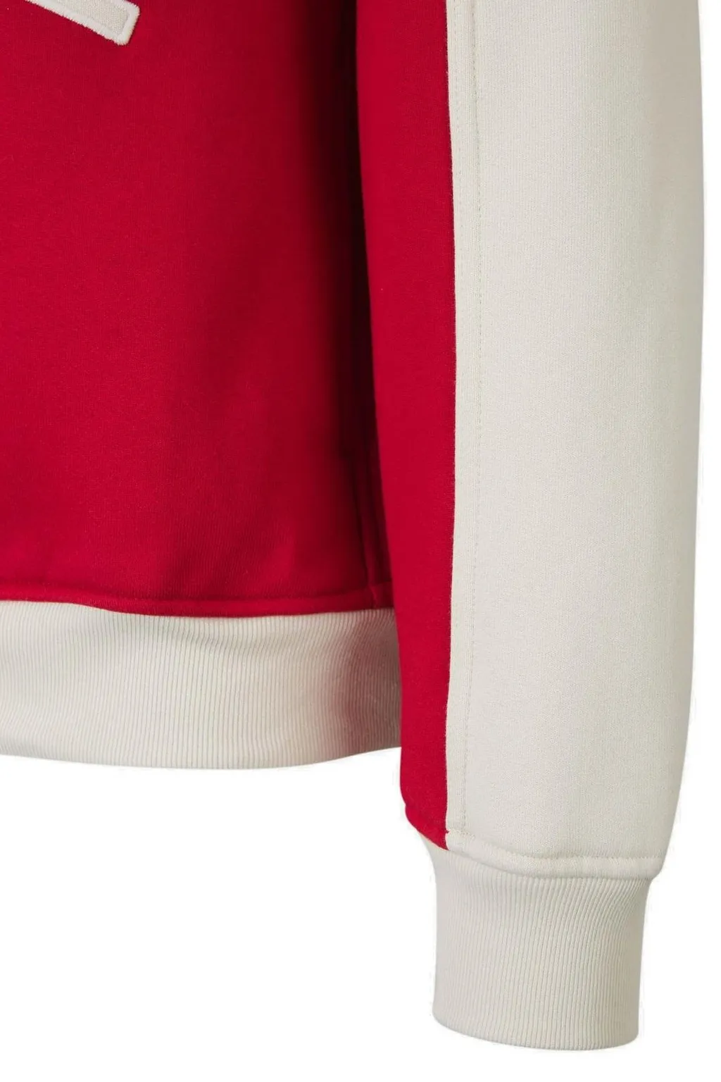Rhude Contrast Quarter-Zip Varsity Sweatshirt