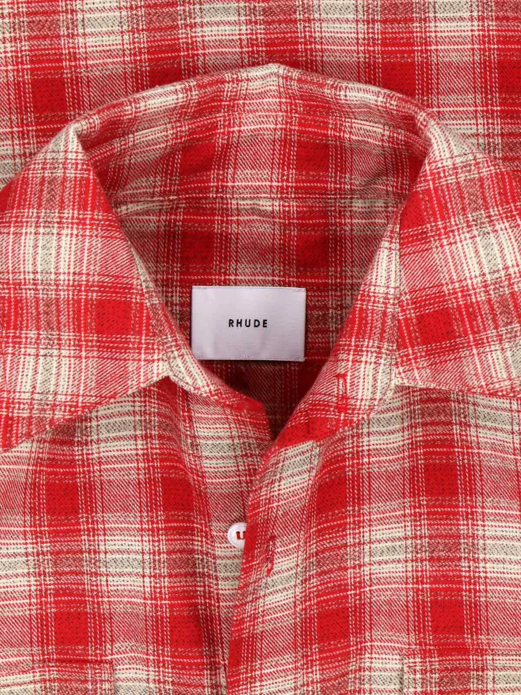 Rhude Long Sleeve Checked Shirt