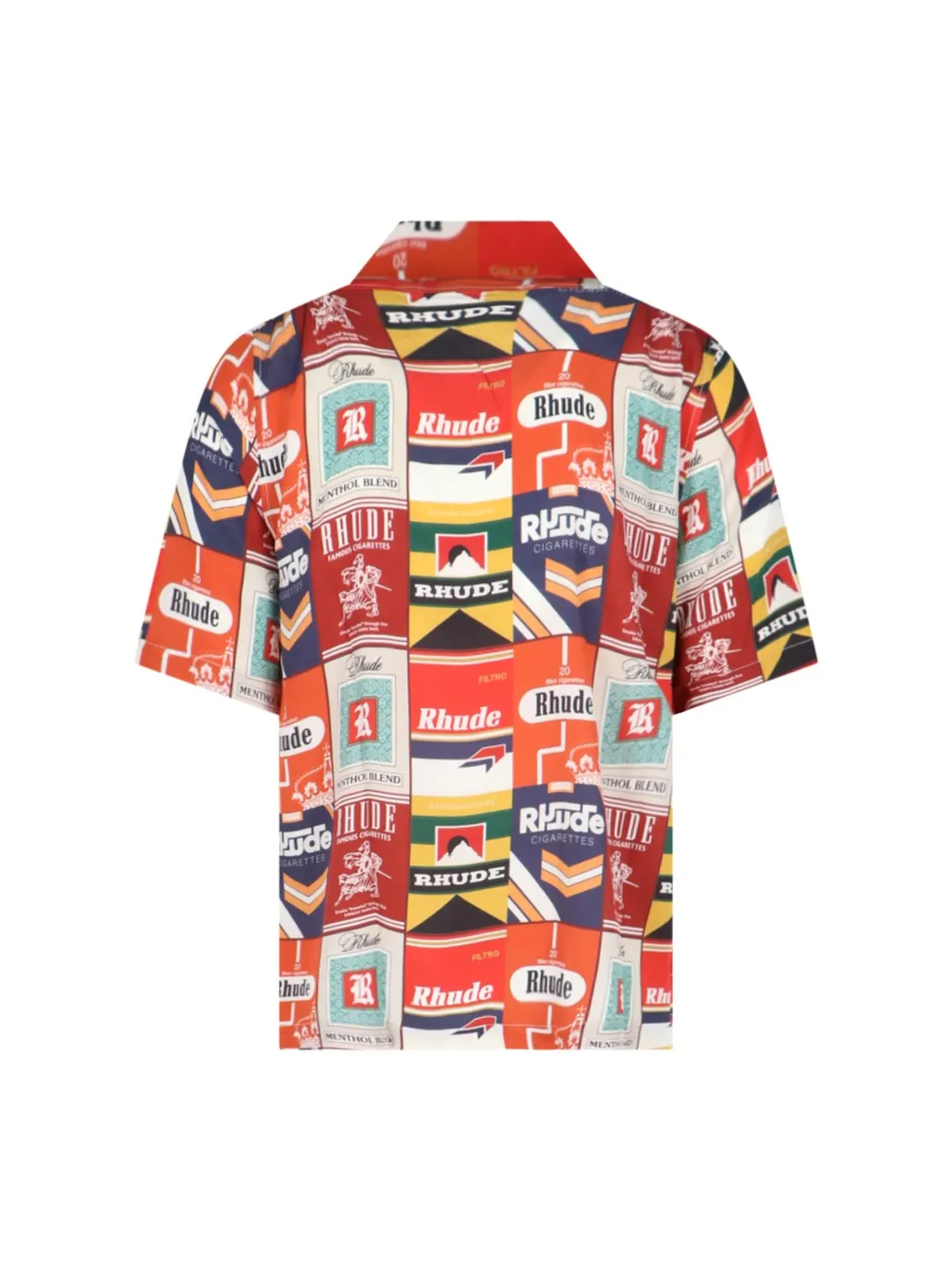Rhude Cigarette Printed Short-Sleeved Shirt