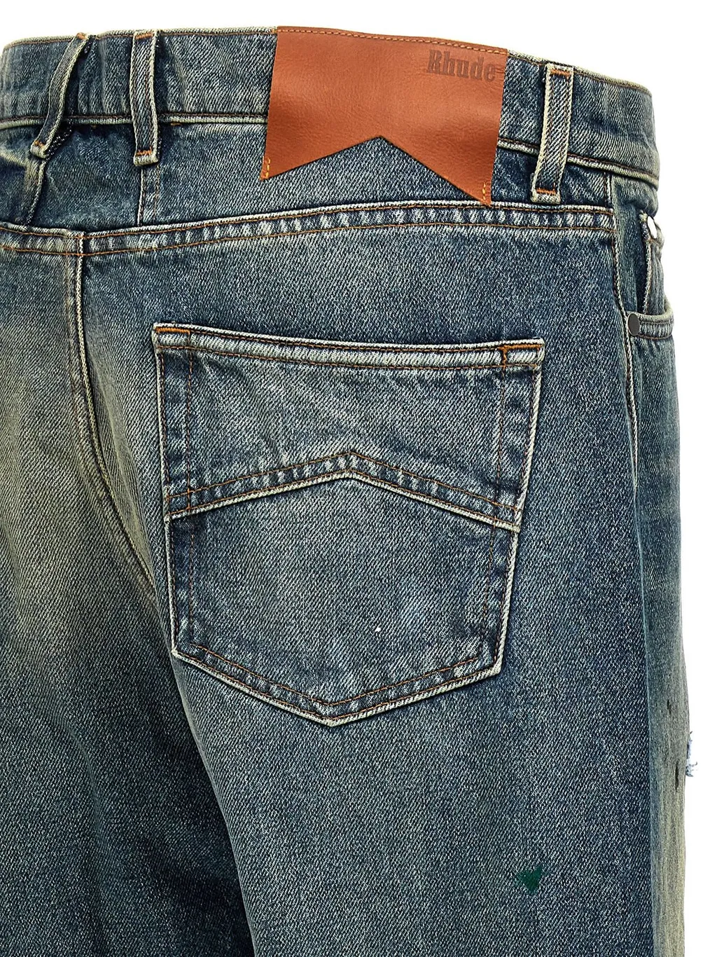 Rhude Distressed 90S Denim Jeans